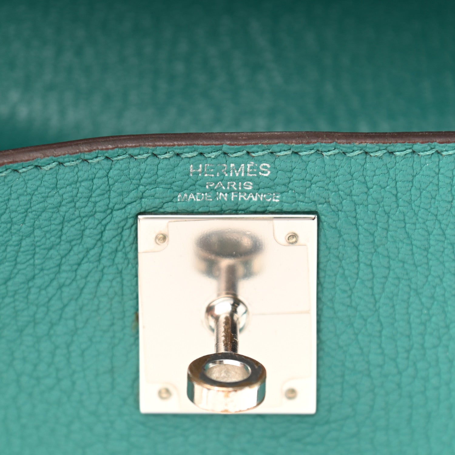 Hermes Chevre De Coromandel Kelly Retourne 28 Bleu Paon 5 of 15