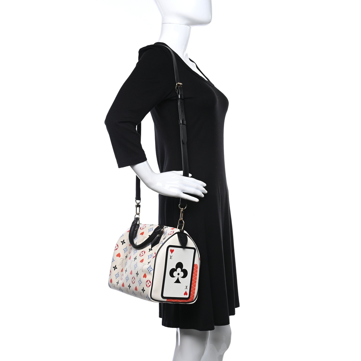 Louis Vuitton Game On Speedy Bandouliere 25 White 2 of 9