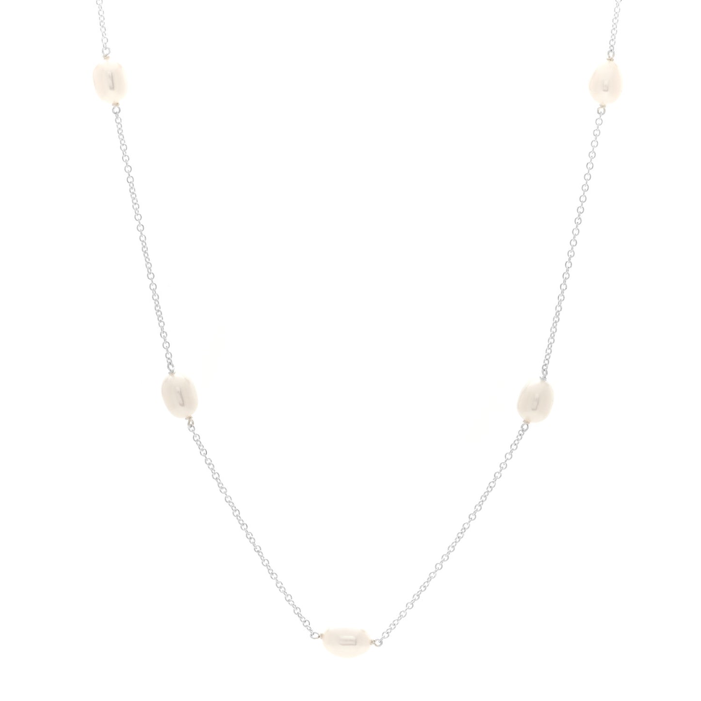 Sterling Silver Pearl Elsa Peretti Pearls By The Yard Necklace