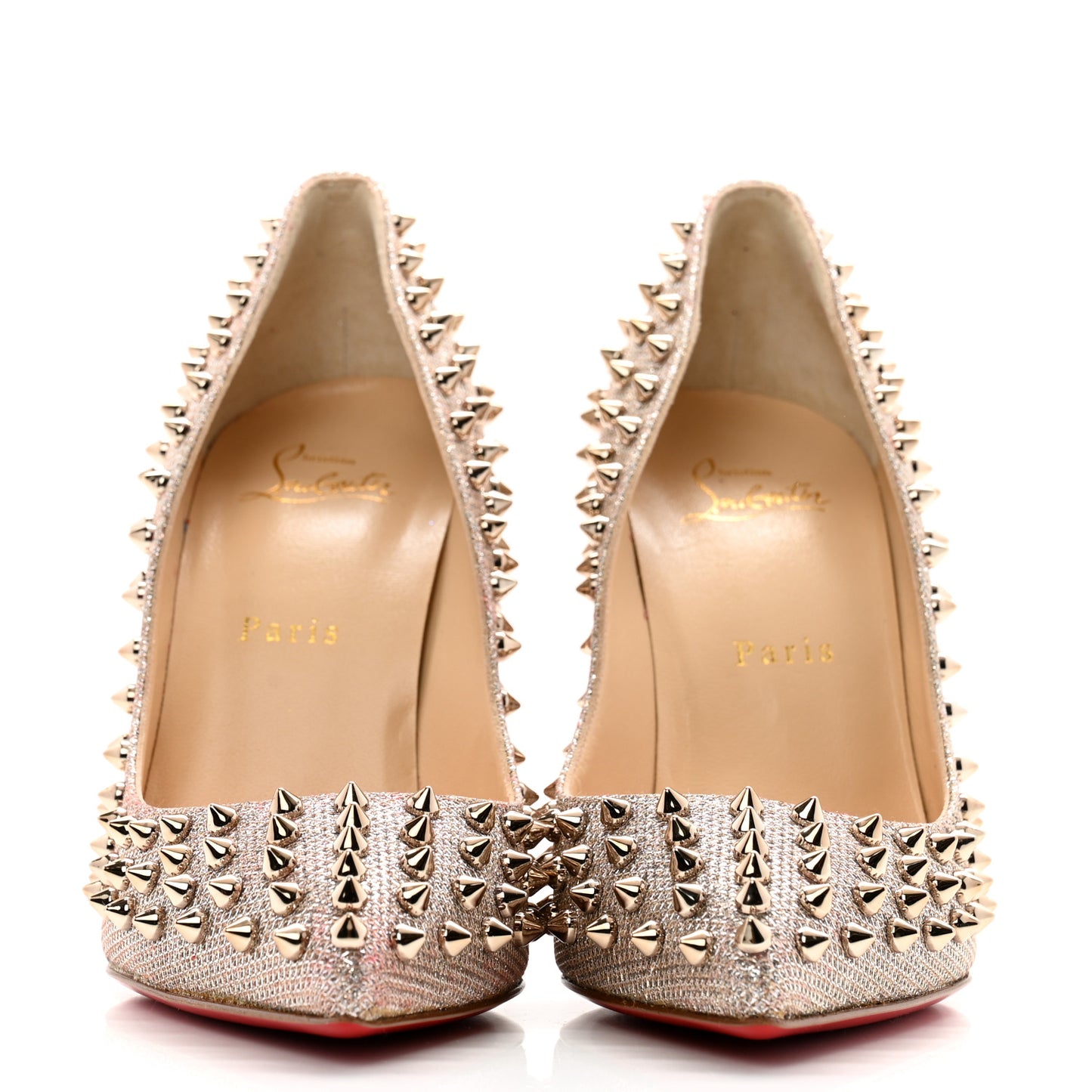 Glitter Mini Specchio Follies Spikes 120 Pumps 39 Ivory Colombe