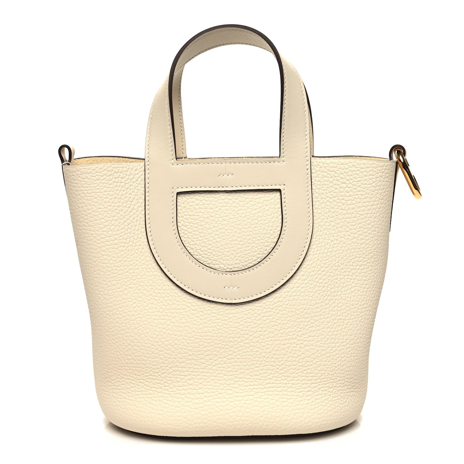 Hermes Taurillon Clemence Swift In-The-Loop 18 Bag Nata 1 of 11
