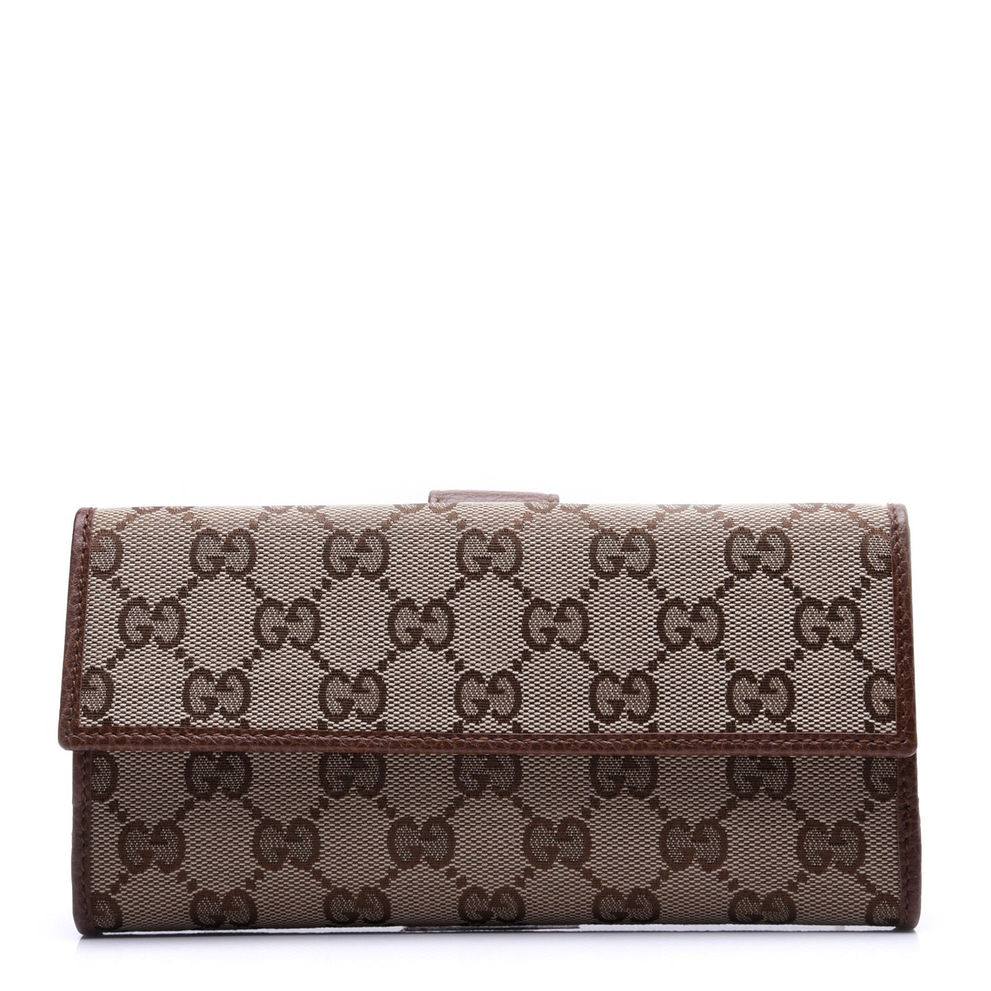 Monogram Continental Flap Wallet Brown