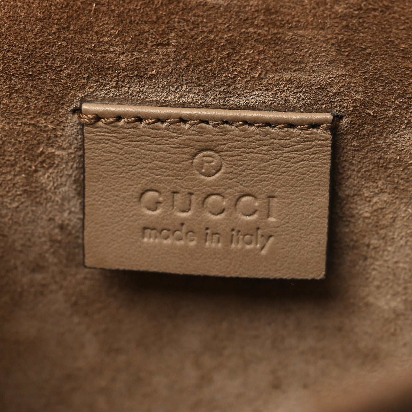 GG Supreme Monogram Mini Dionysus Shoulder Bag Taupe
