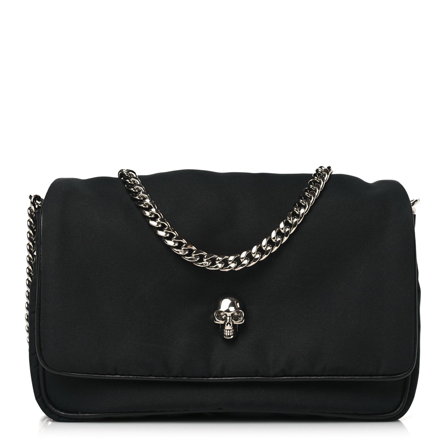 Nylon Skull Small Crossbody Bag Black