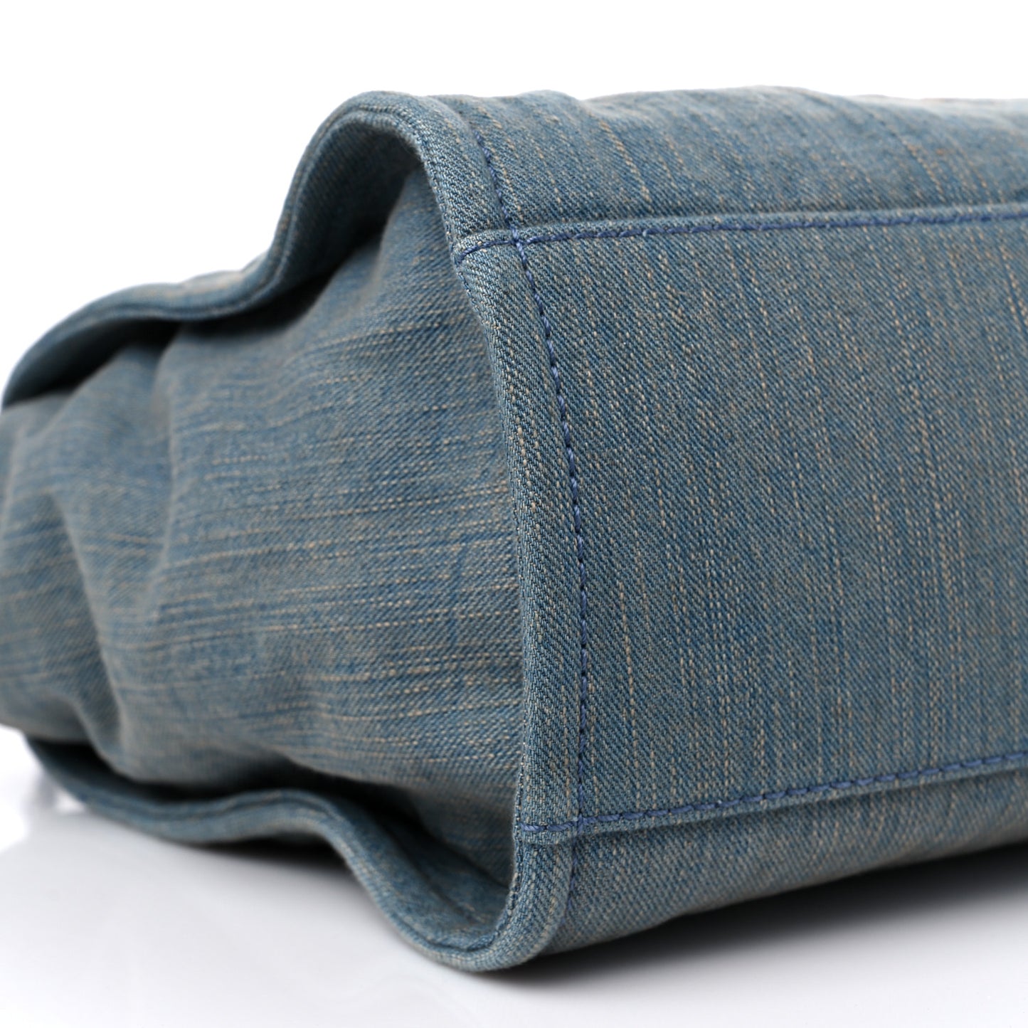Denim Small Deauville Tote Light Blue
