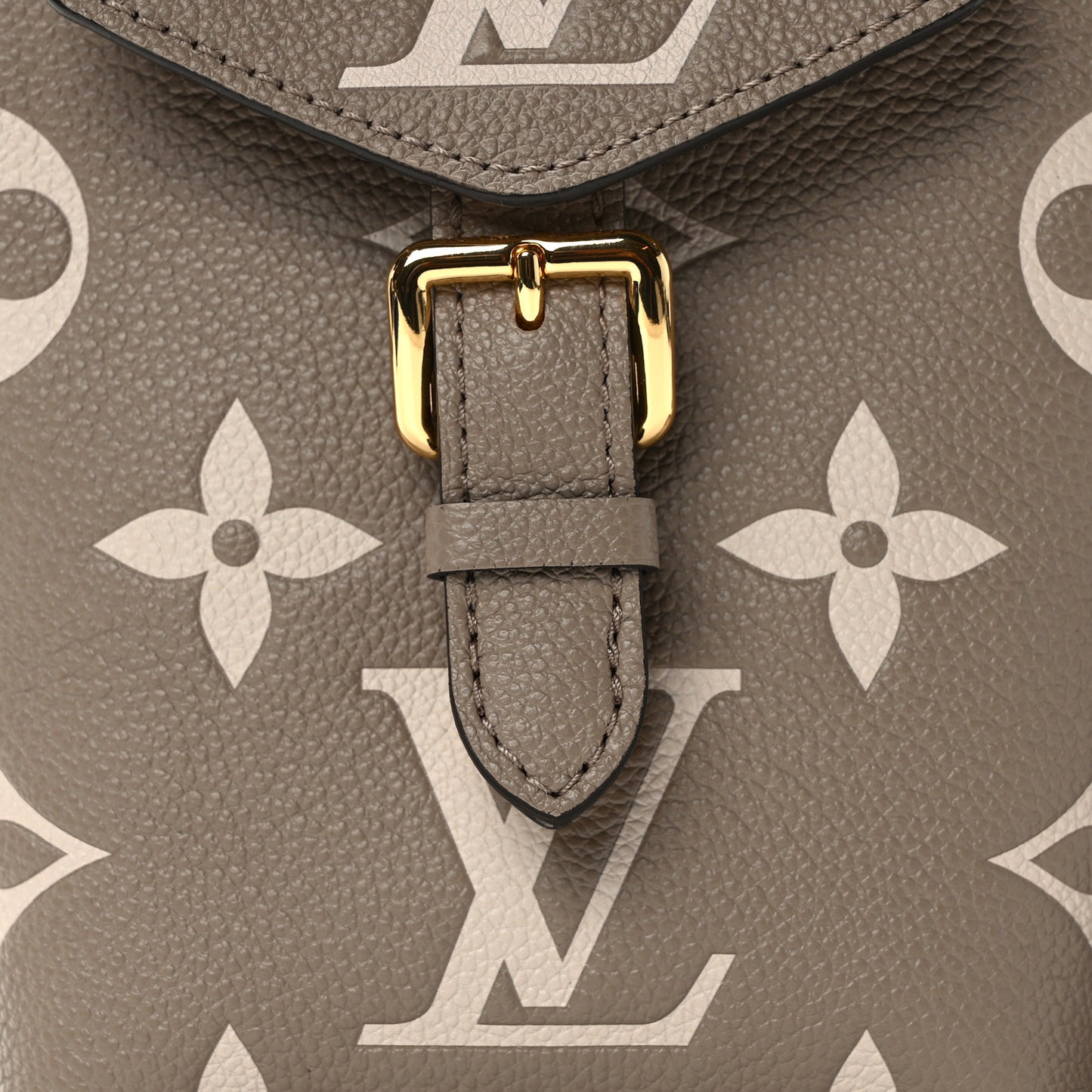 Empreinte Monogram Giant Tiny Backpack Tourterelle Cream