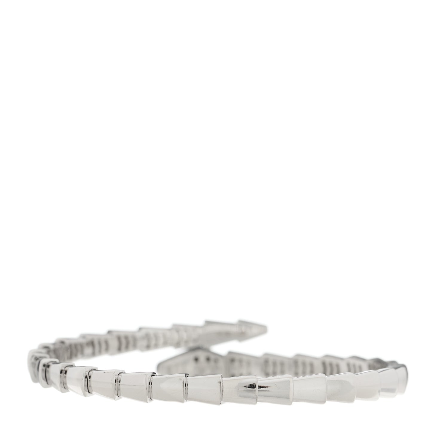 18K White Gold Serpenti Viper Bracelet S