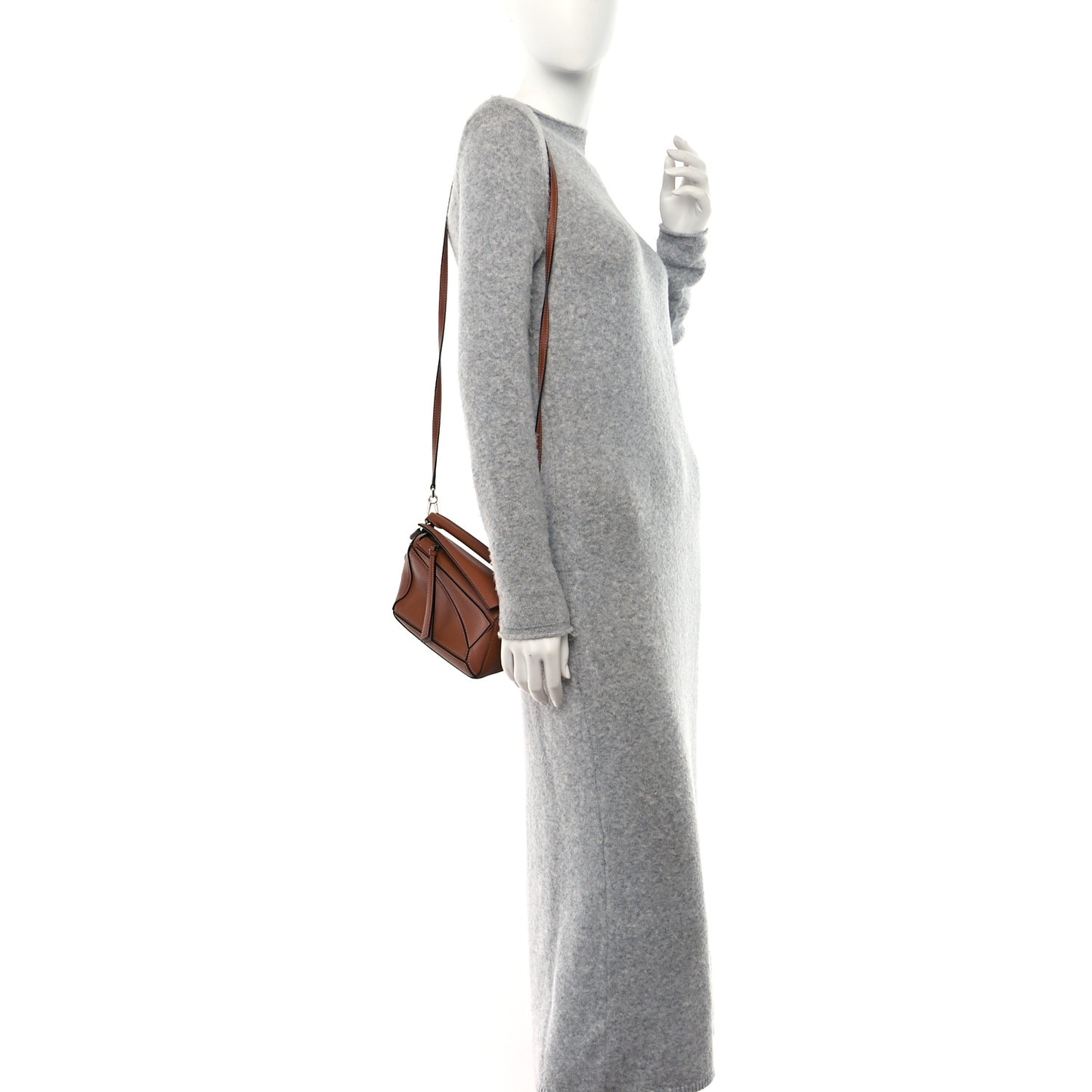 Calfskin Mini Puzzle Bag Tan