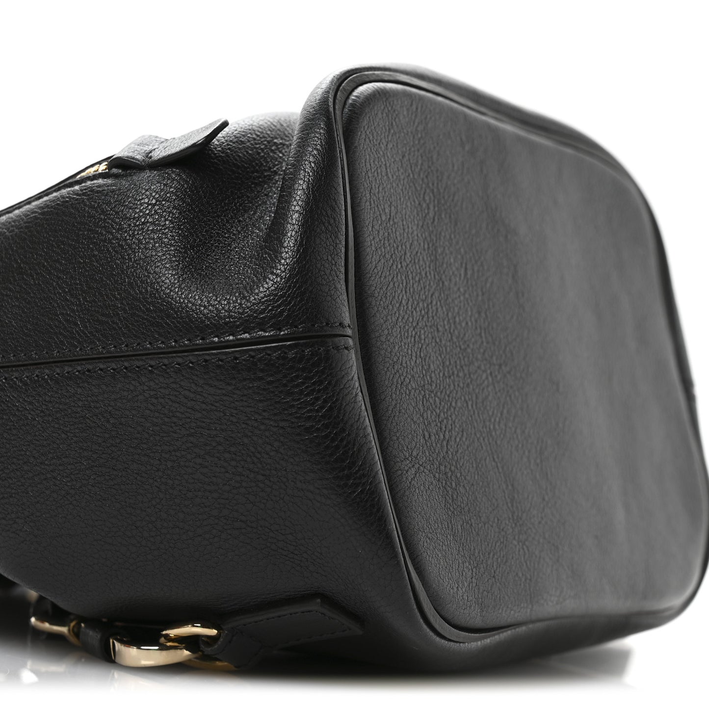 Suede Calfskin Small Faye Backpack Black