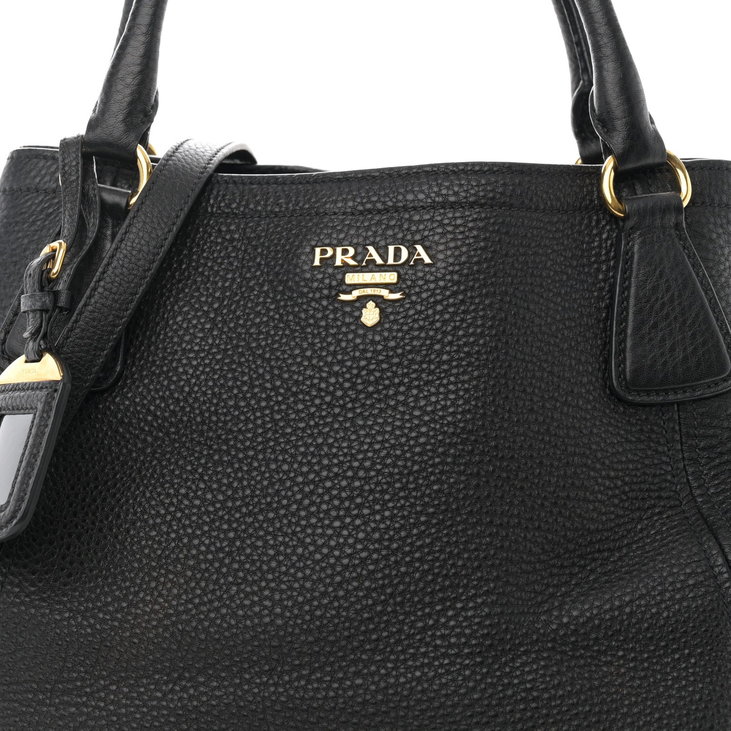 Vitello Daino Tote Black