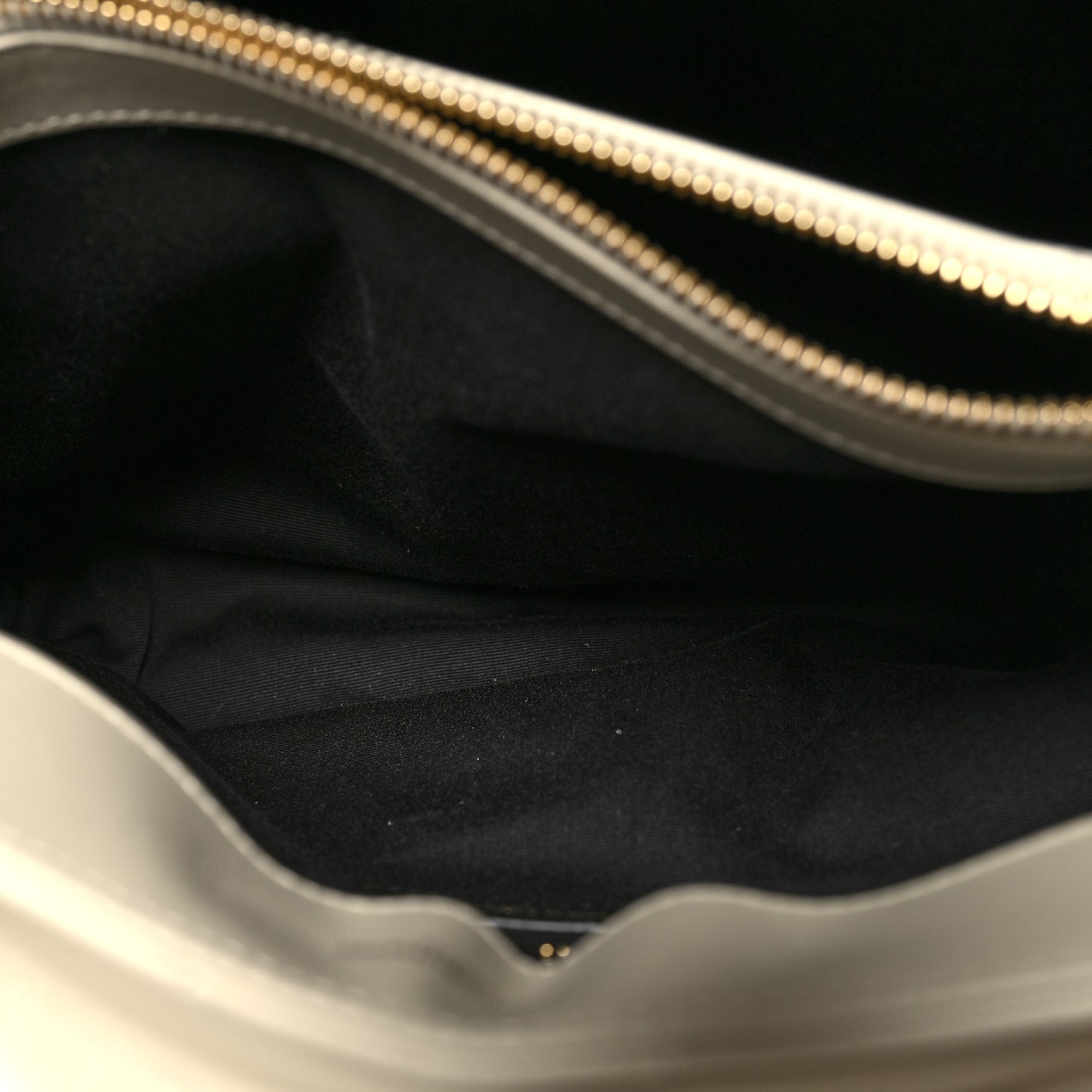 Calfskin Y Quilted Monogram Medium Loulou Chain Satchel Crema Soft