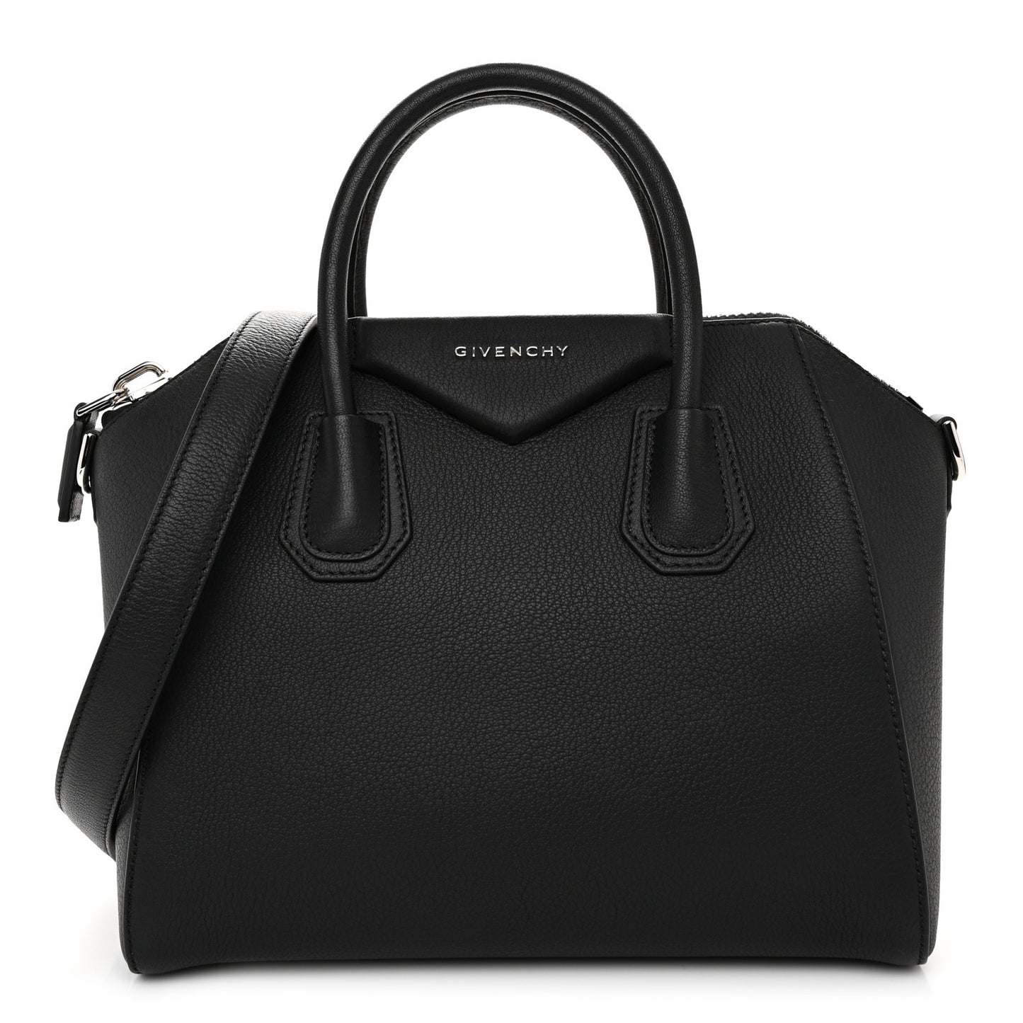 Sugar Goatskin Small Antigona Black