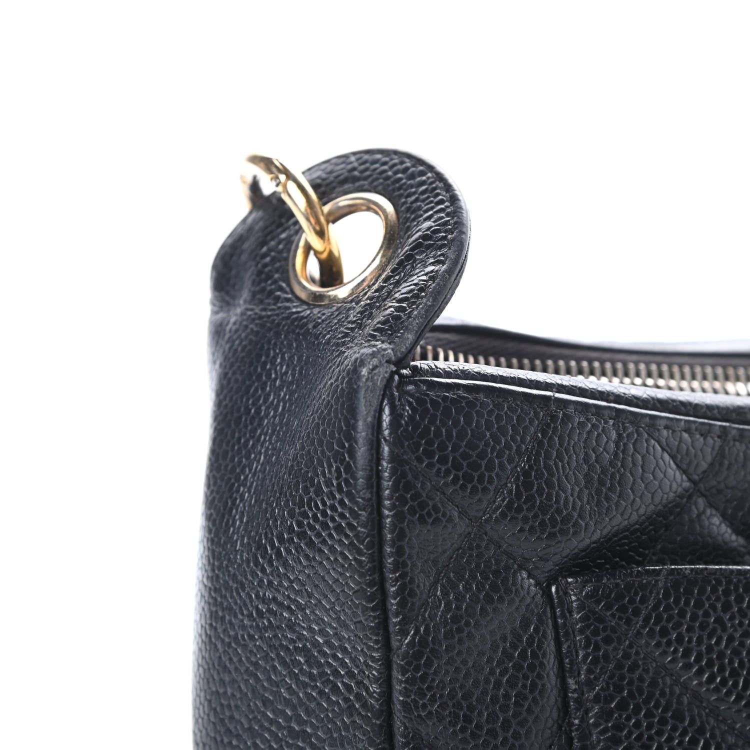 Chanel Caviar Quilted Timeless CC Shoulder Bag Black 14 of 15