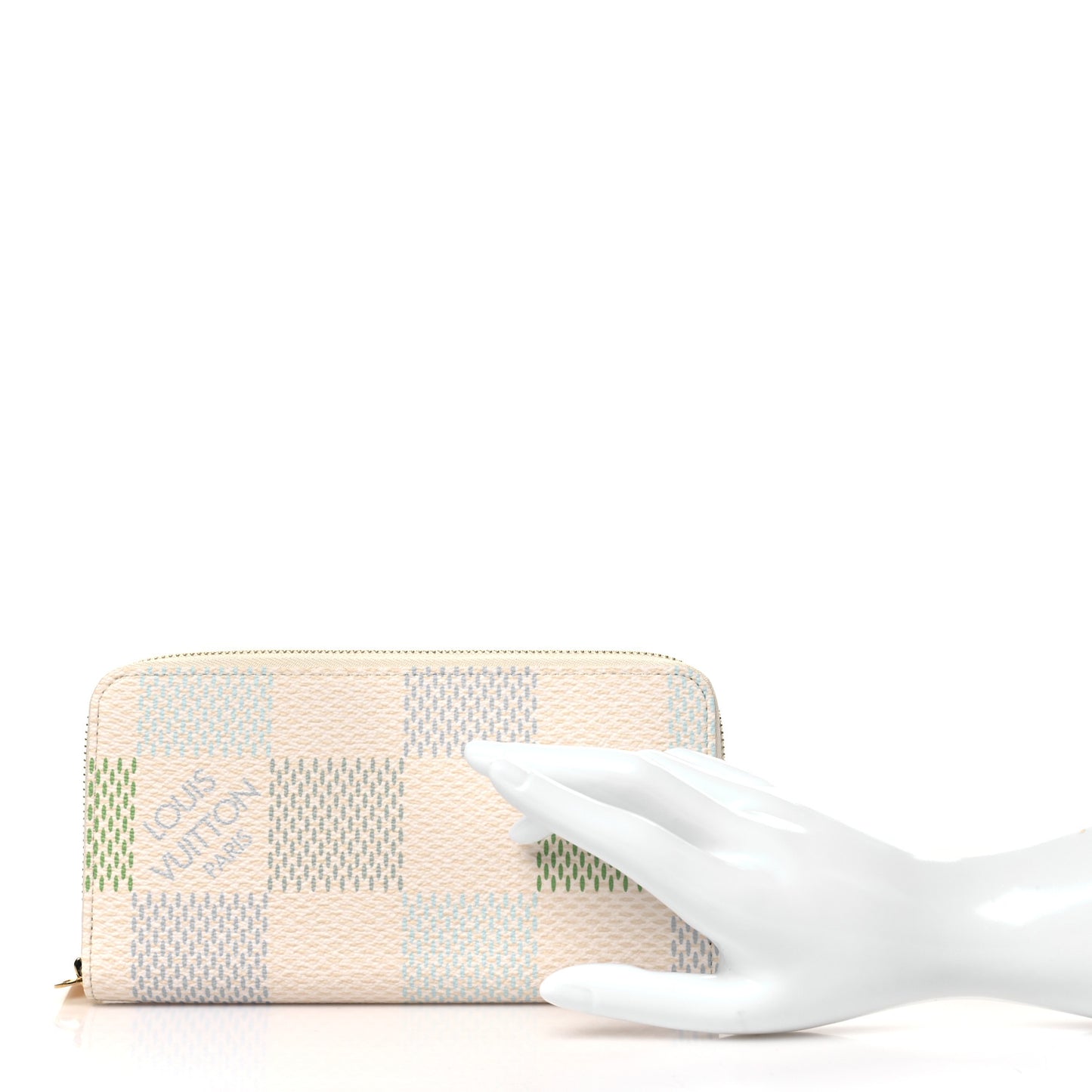 Damierlicious Zippy Wallet Pistachio Green