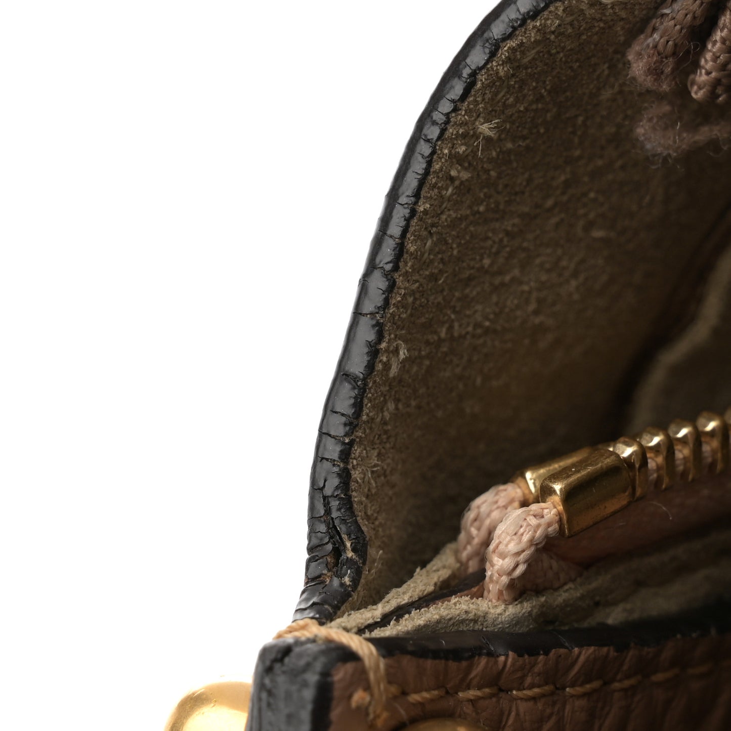 Grained Calfskin Small Hayley Hobo Nut