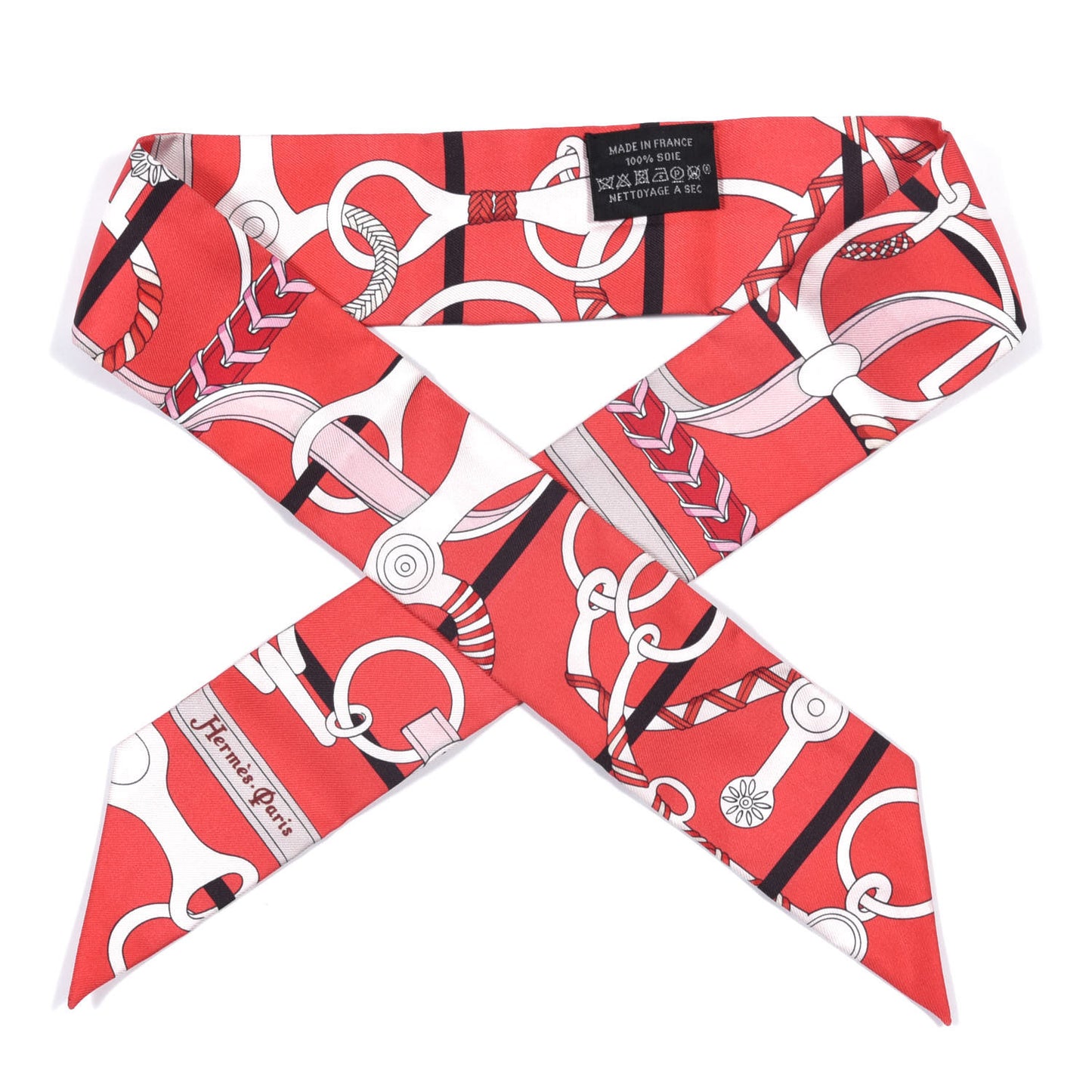 Silk Panoplie Equestre Twilly Rouge Creme Ebene