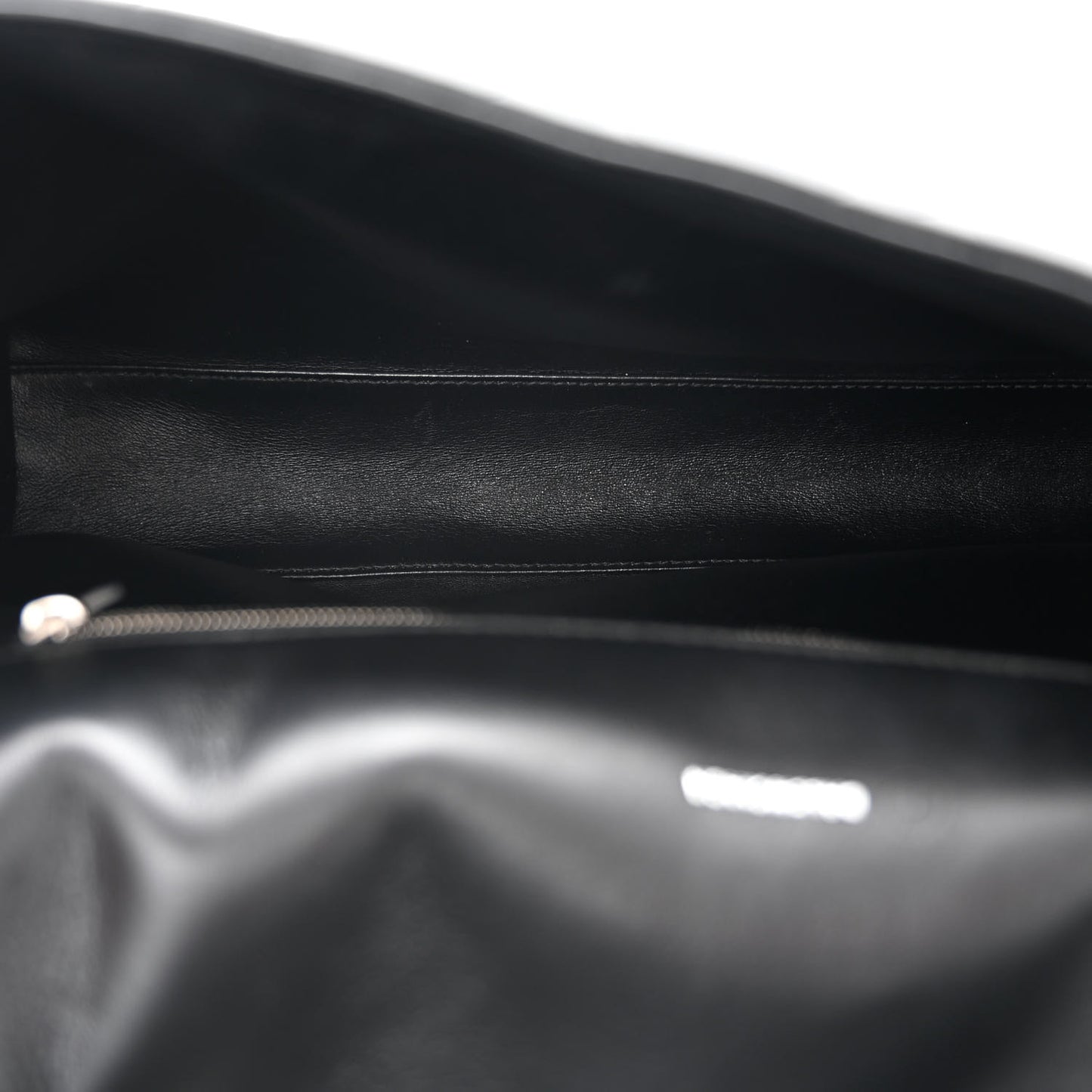 Nappa Calfskin Quilted Large Touch B Shoulder Bag Black