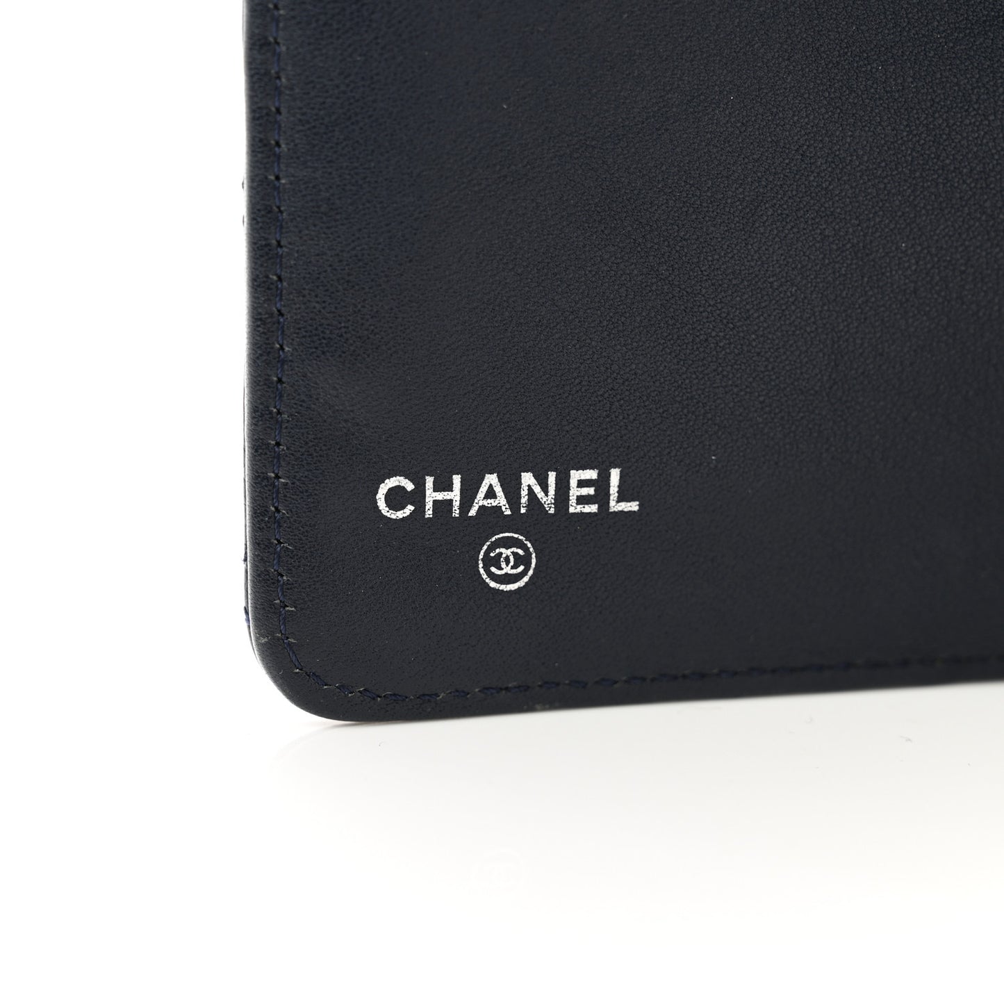 Caviar Quilted CC French Wallet Navy
