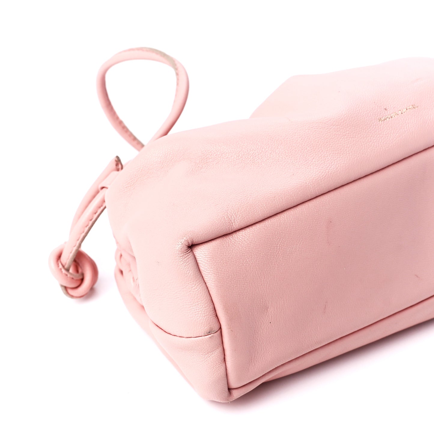 Lambskin Mini Cloud Clutch Dahlia