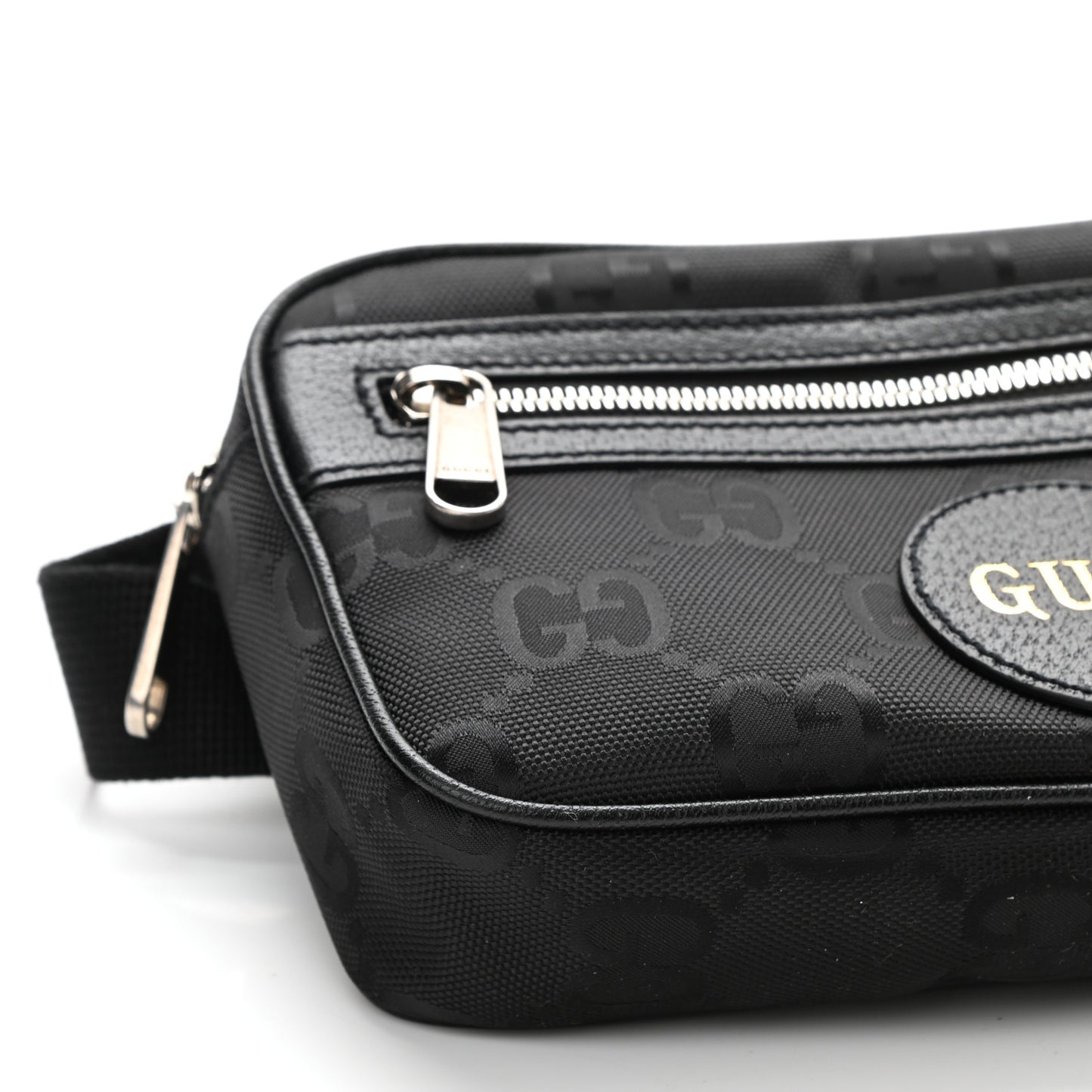 Econyl Nylon Monogram Off The Grid Belt Bag Black