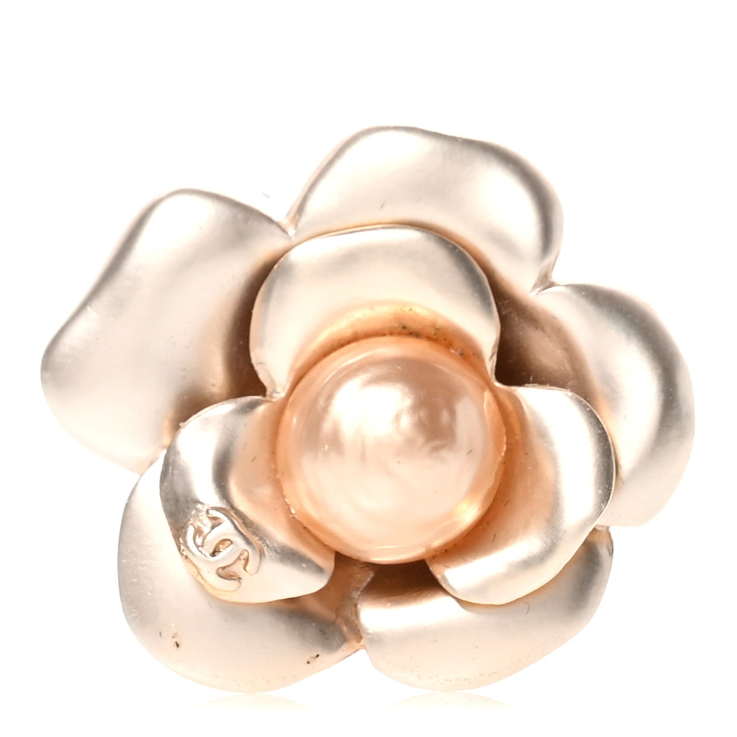 Camellia Brooch Gold