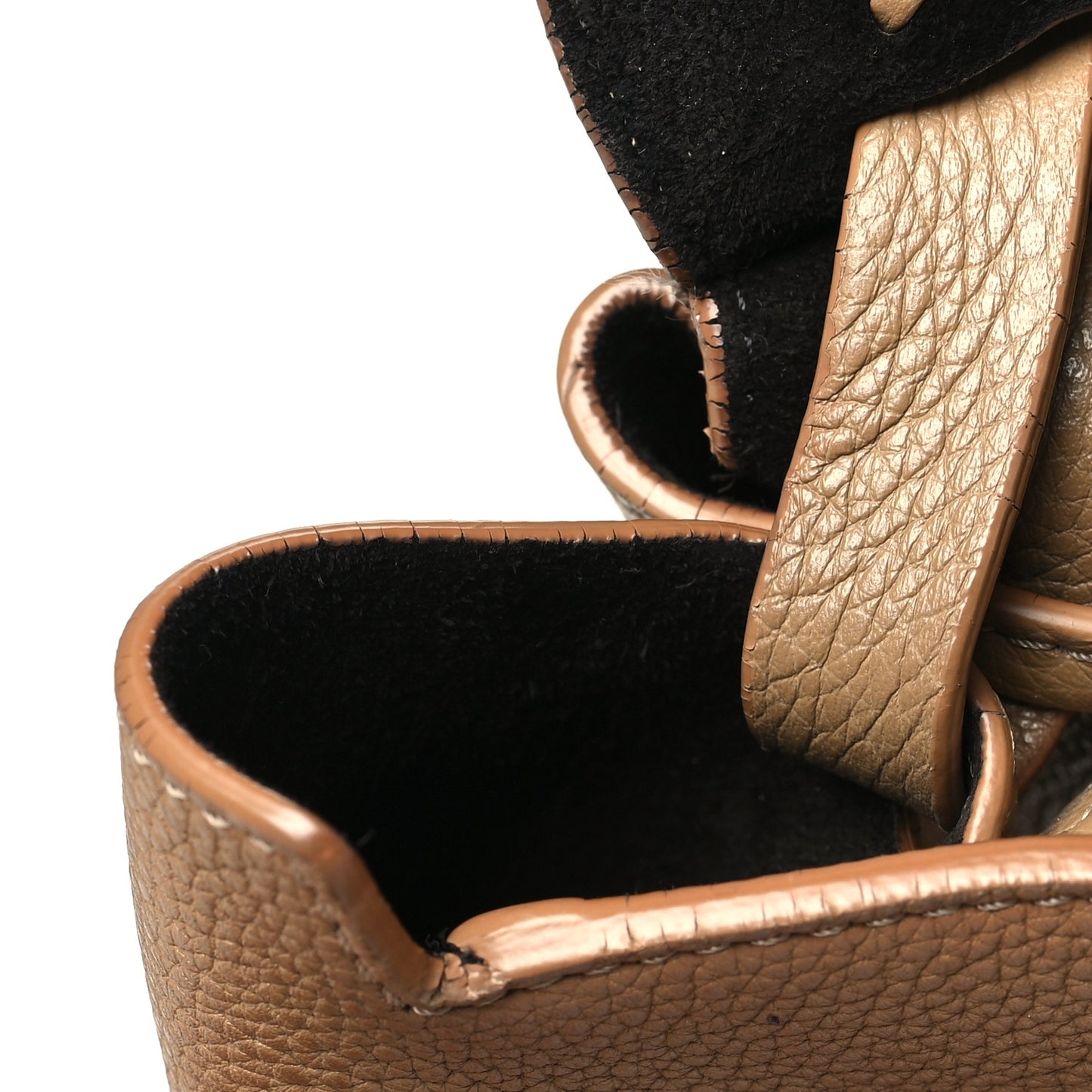 Grained Calfskin Sidekick Khaki