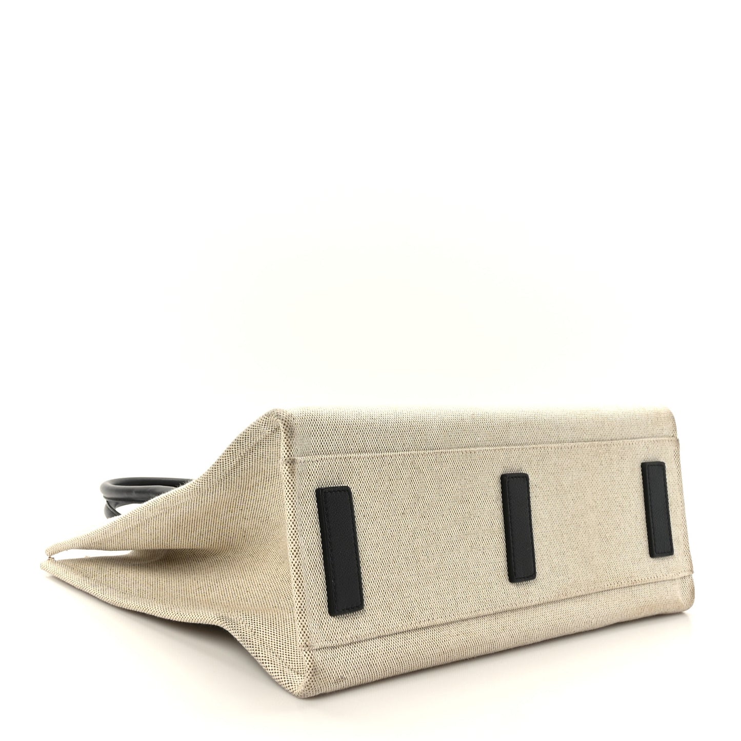 Canvas Calfskin La Medusa Tote Bag Beige