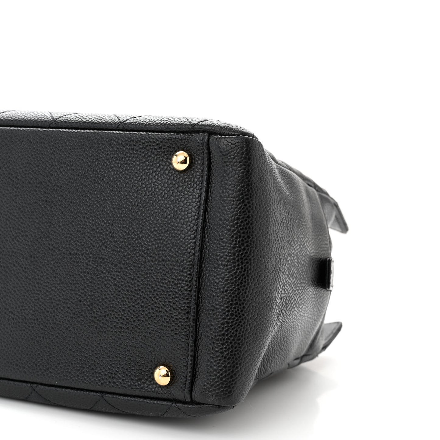 Caviar Quilted Petit Timeless Tote PTT Black