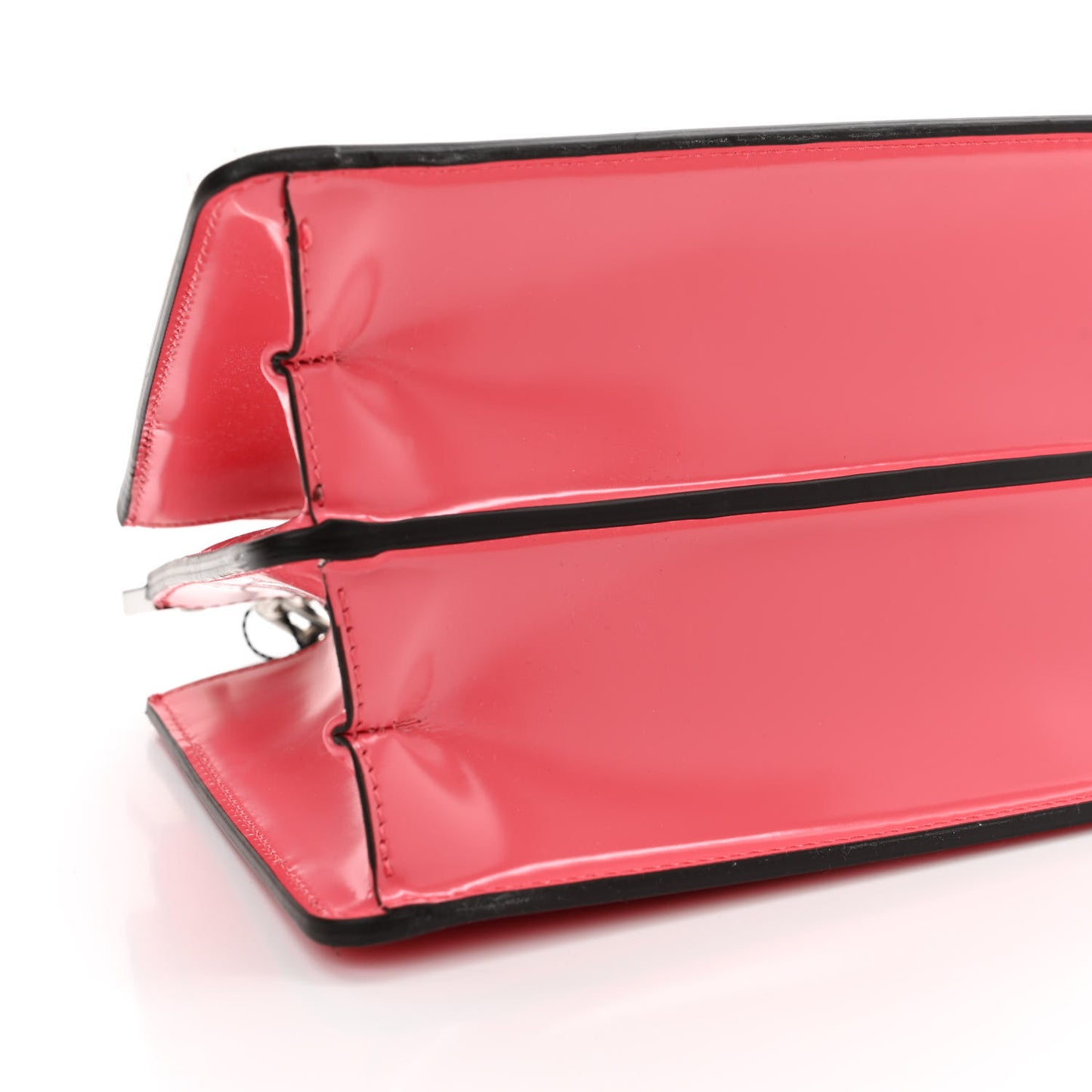 Patent Peekaboo Cut Pink Dalia