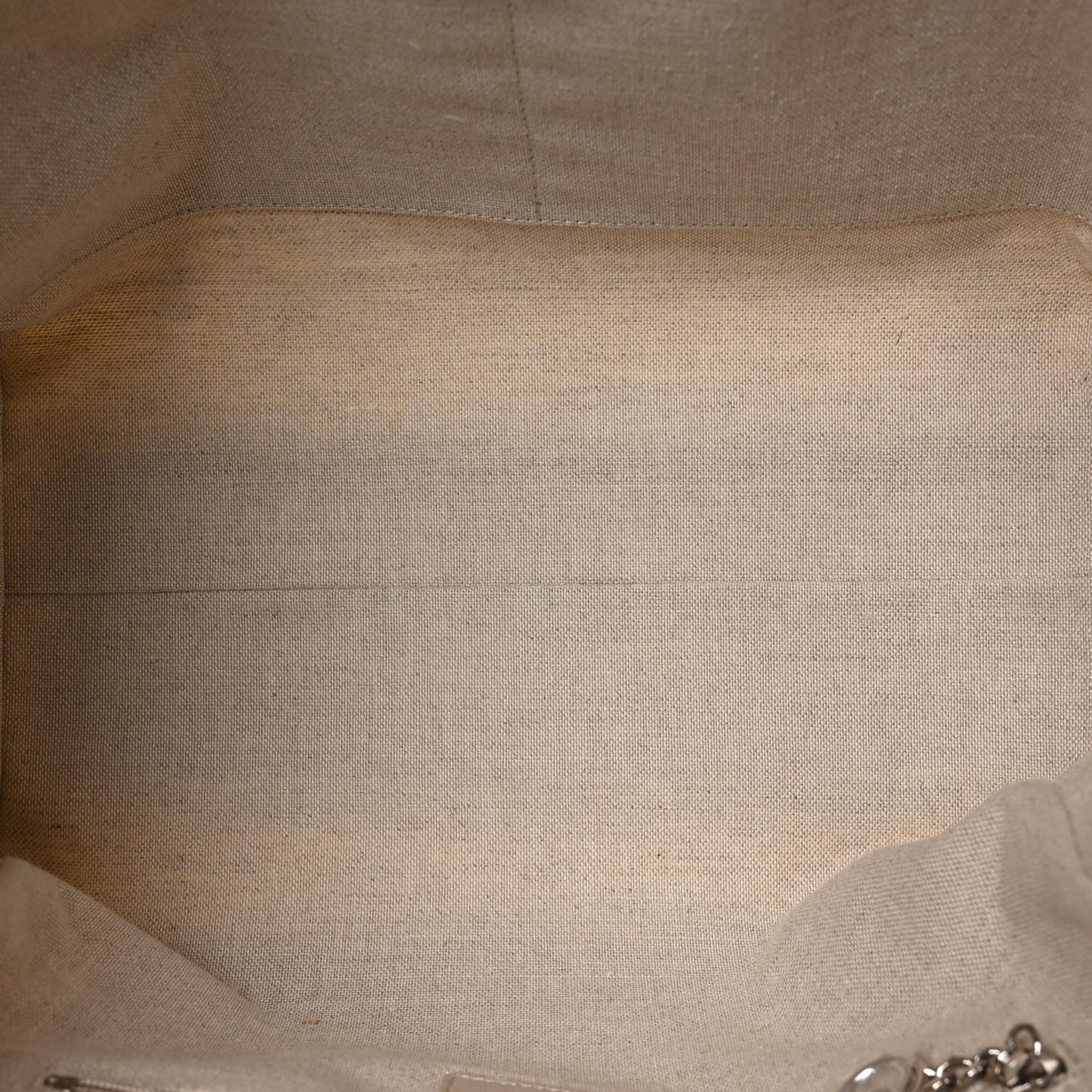 Mixed Fibers Small Deauville Tote White