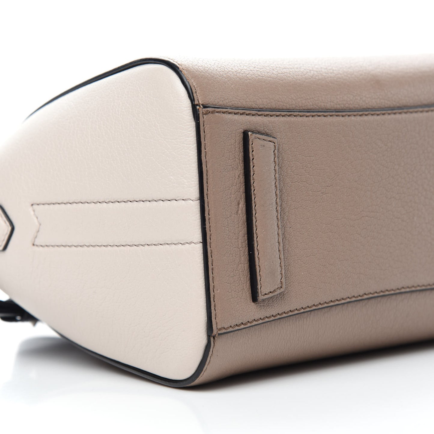 Sugar Goatskin Mini Tri-Color Antigona Linen