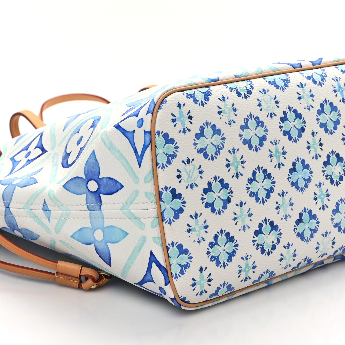 Monogram Tiles By The Pool 2.0 Neverfull MM Lagoon Blue
