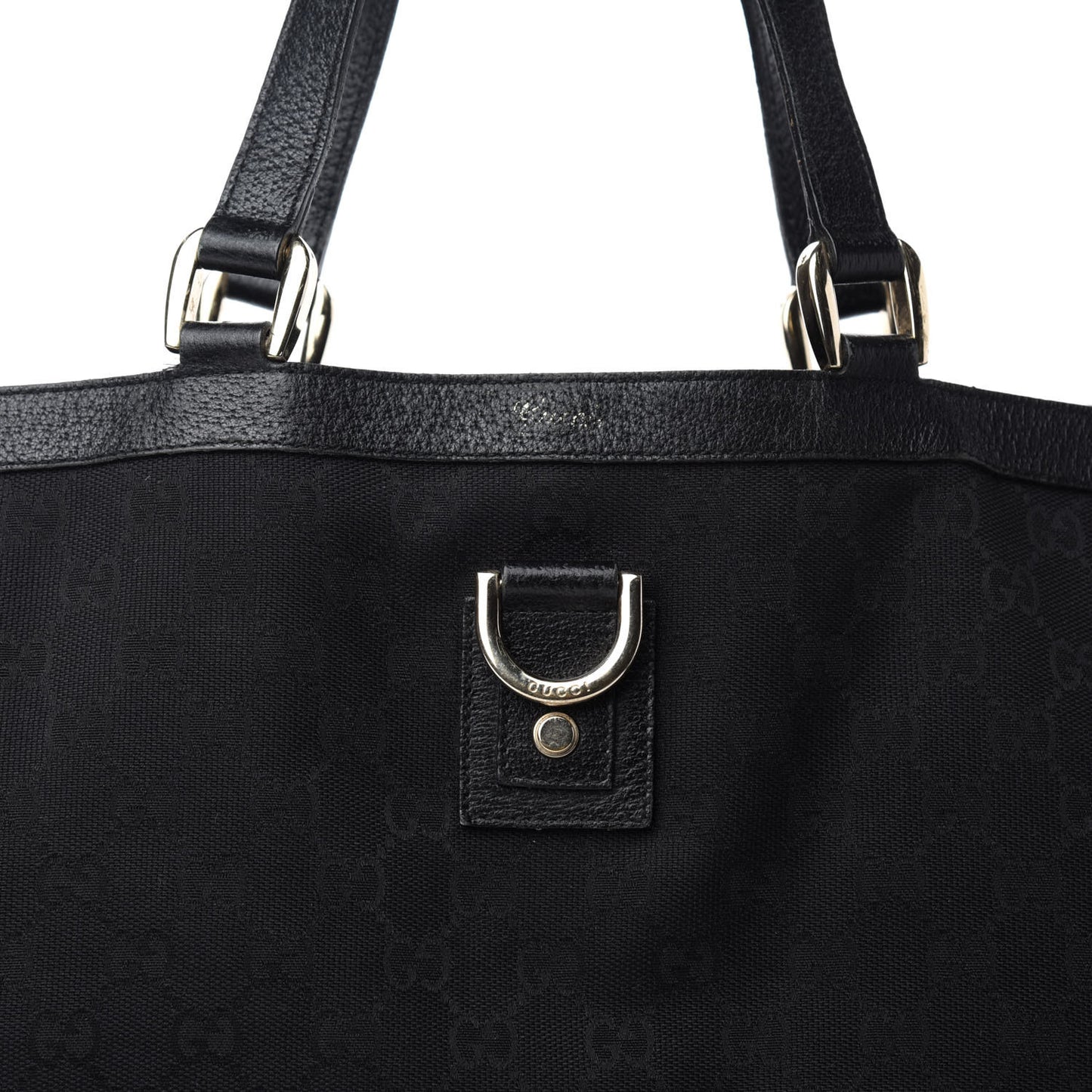 Monogram Large Abbey Tote Black