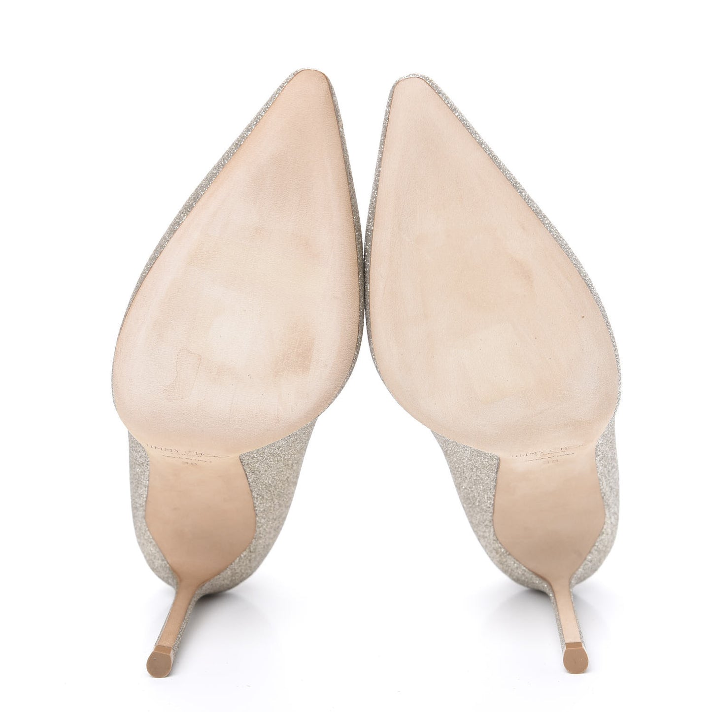 Dusty Glitter Romy 100 Pumps 38 Platinum Ice