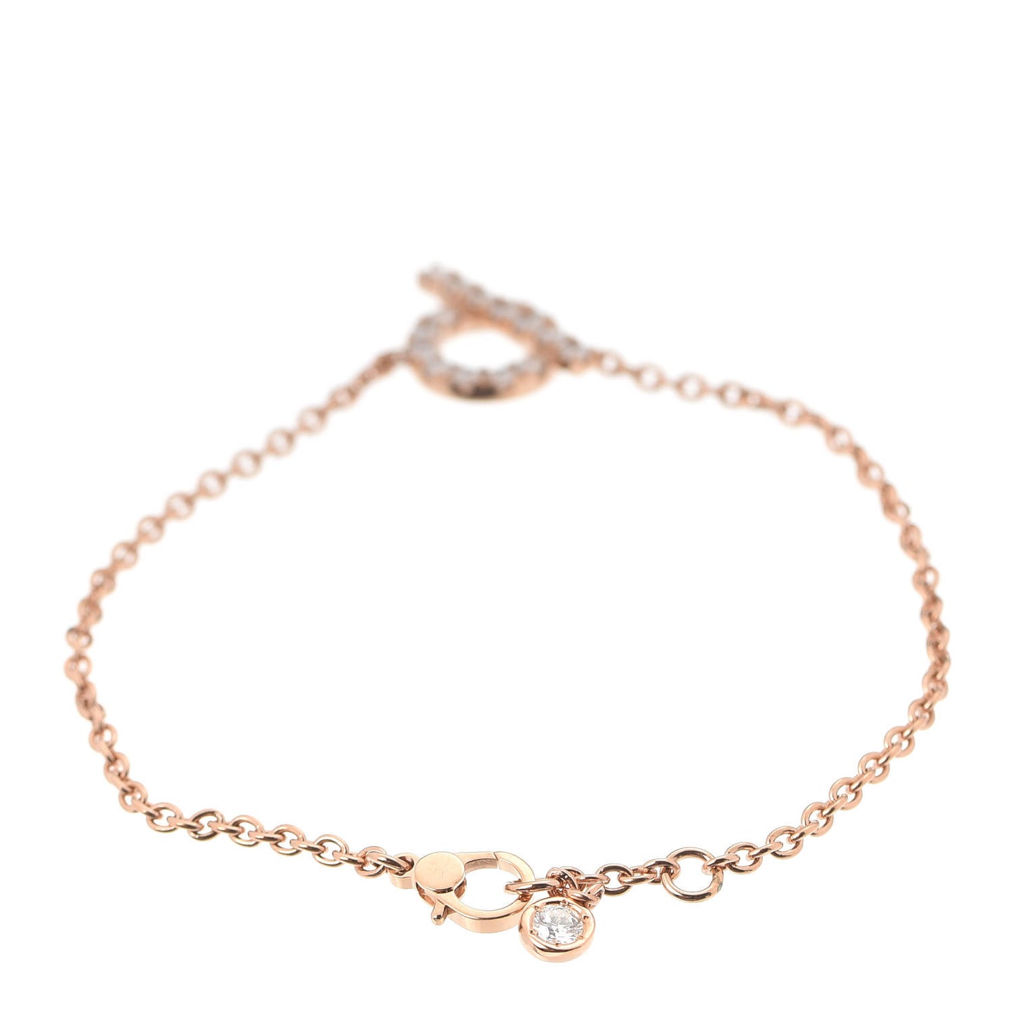 18K Rose Gold Diamond Finesse Bracelet ST