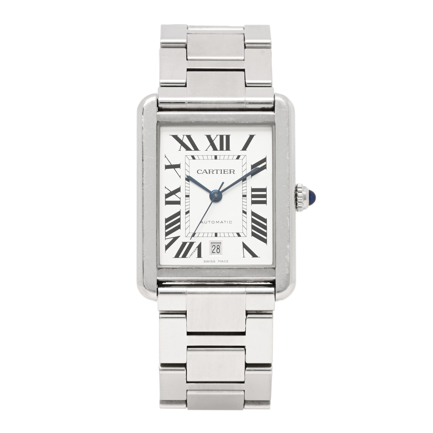 Stainless Steel 31mm Tank Solo Automatic Watch