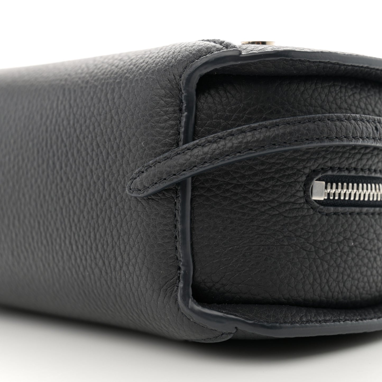 Grained Calfskin Sesia Crossbody Black