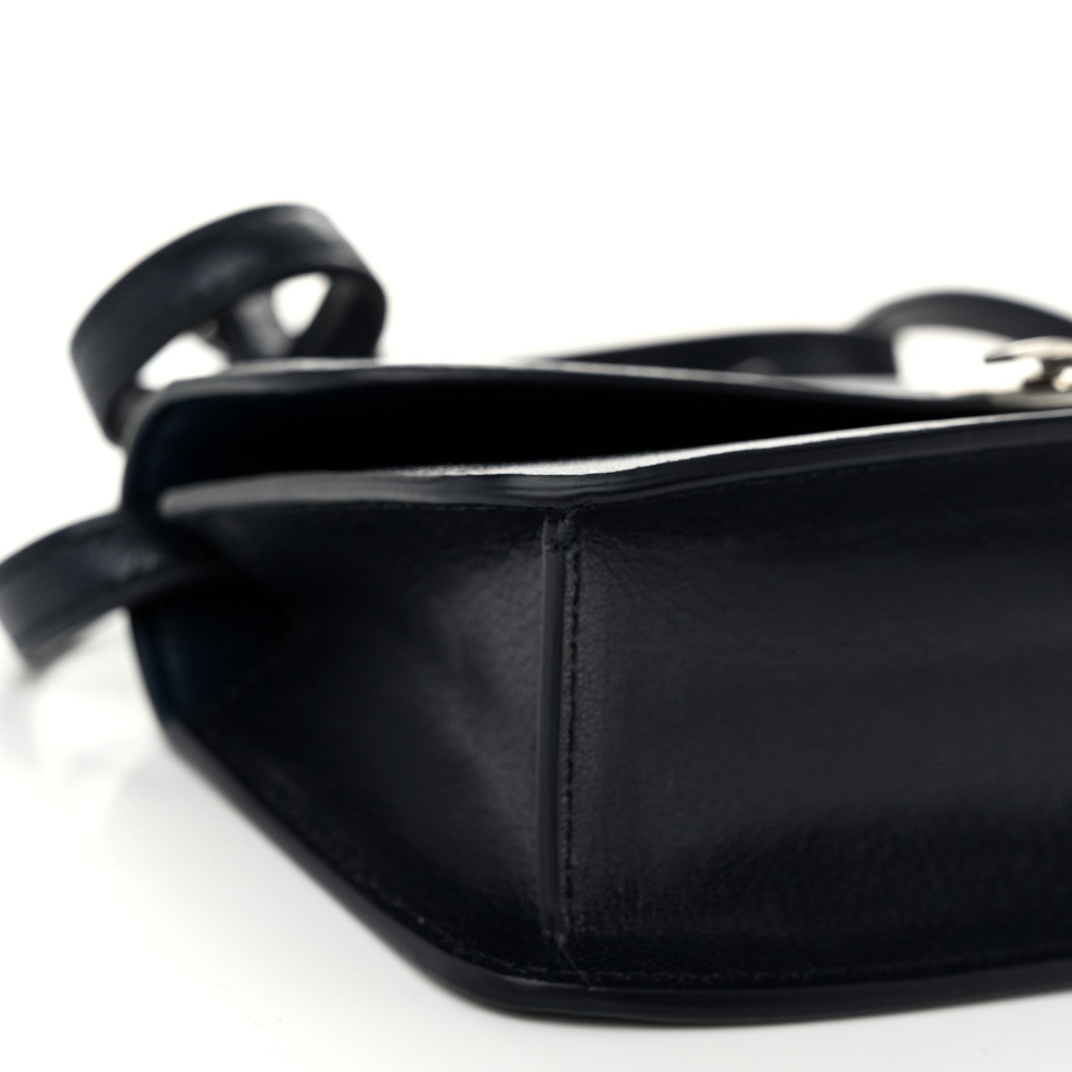 The Row Smooth Calfskin The Sofia E/W Crossbody Navy 8 of 9