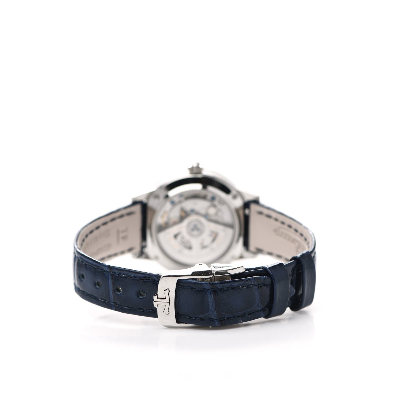 Stainless Steel Alligator Diamond 29mm Rendez-Vous Classic Day & Night Automatic Watch Blue Q3468480