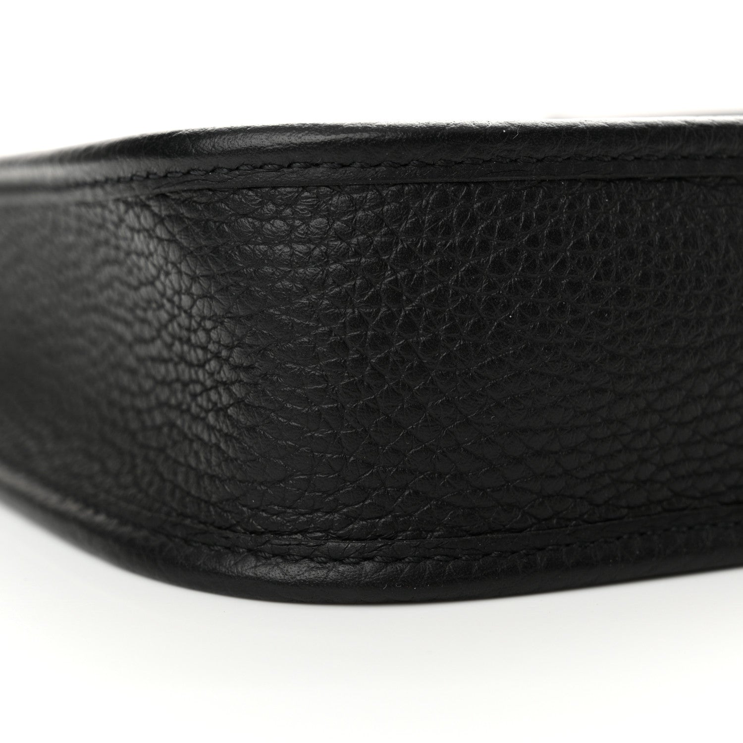 Hermes Taurillon Clemence Amazone Evelyne TPM Black Chocolate 9 of 13