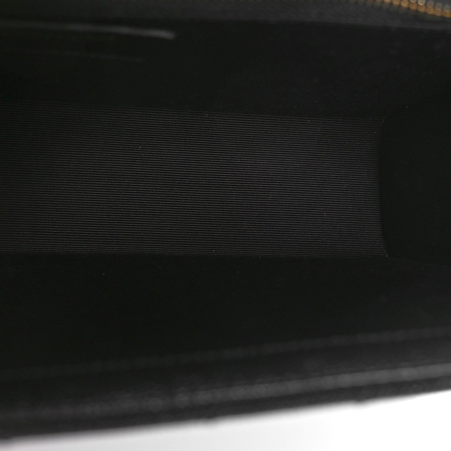 Grain De Poudre Matelasse Chevron Large Monogram Satchel Black
