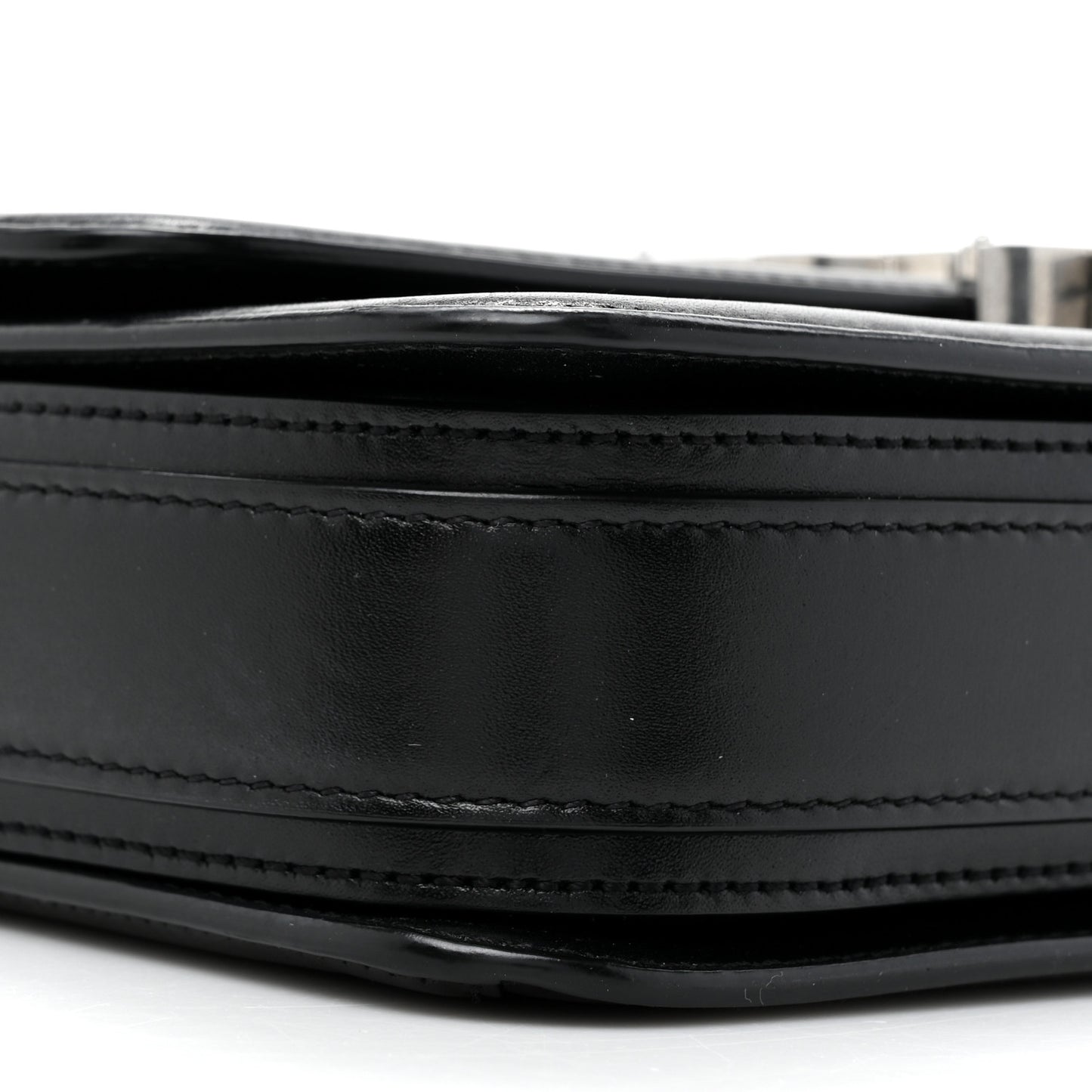 Box Calfskin Monogram Medium Solferino Satchel Black