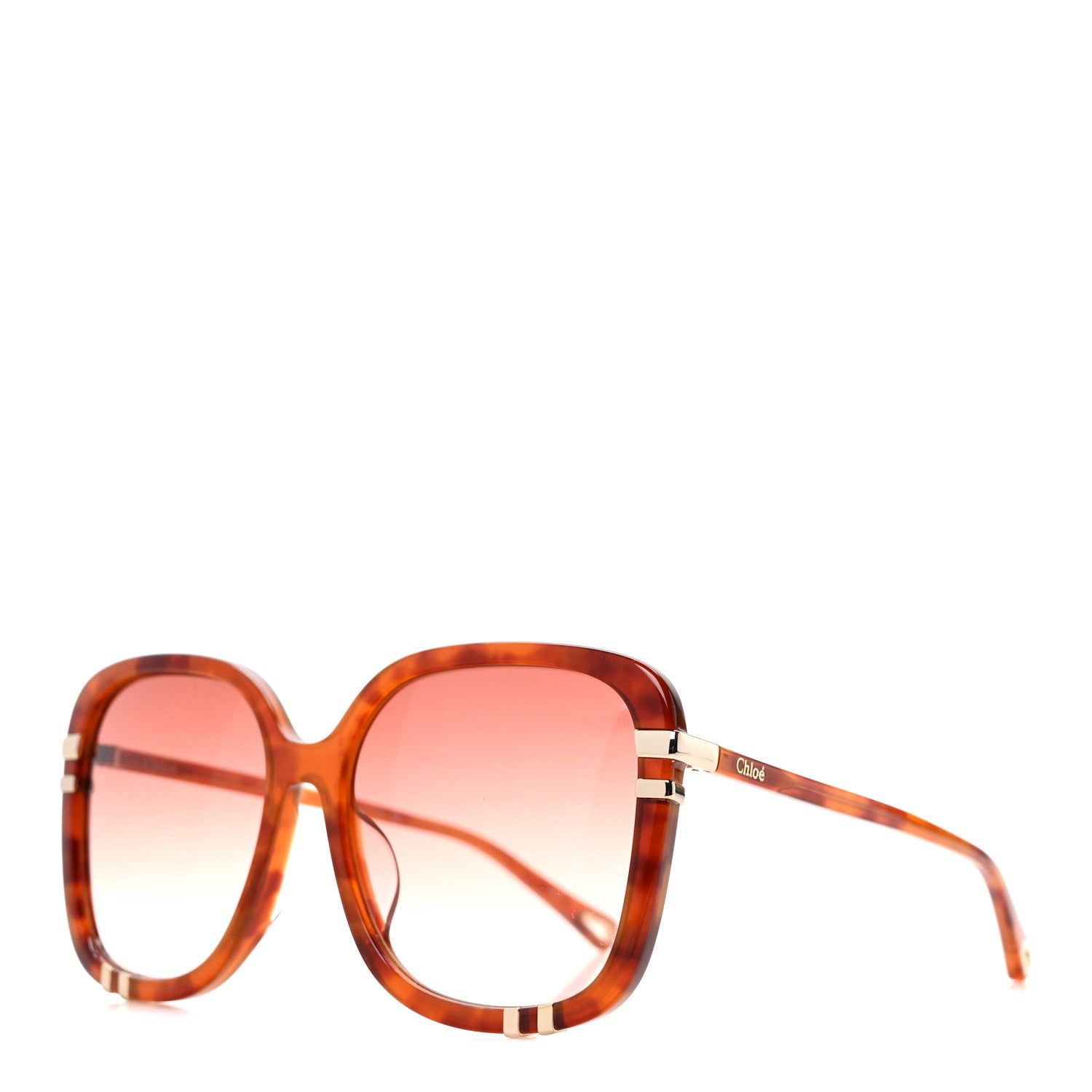 Chloe Tortoise Frame Sunglasses