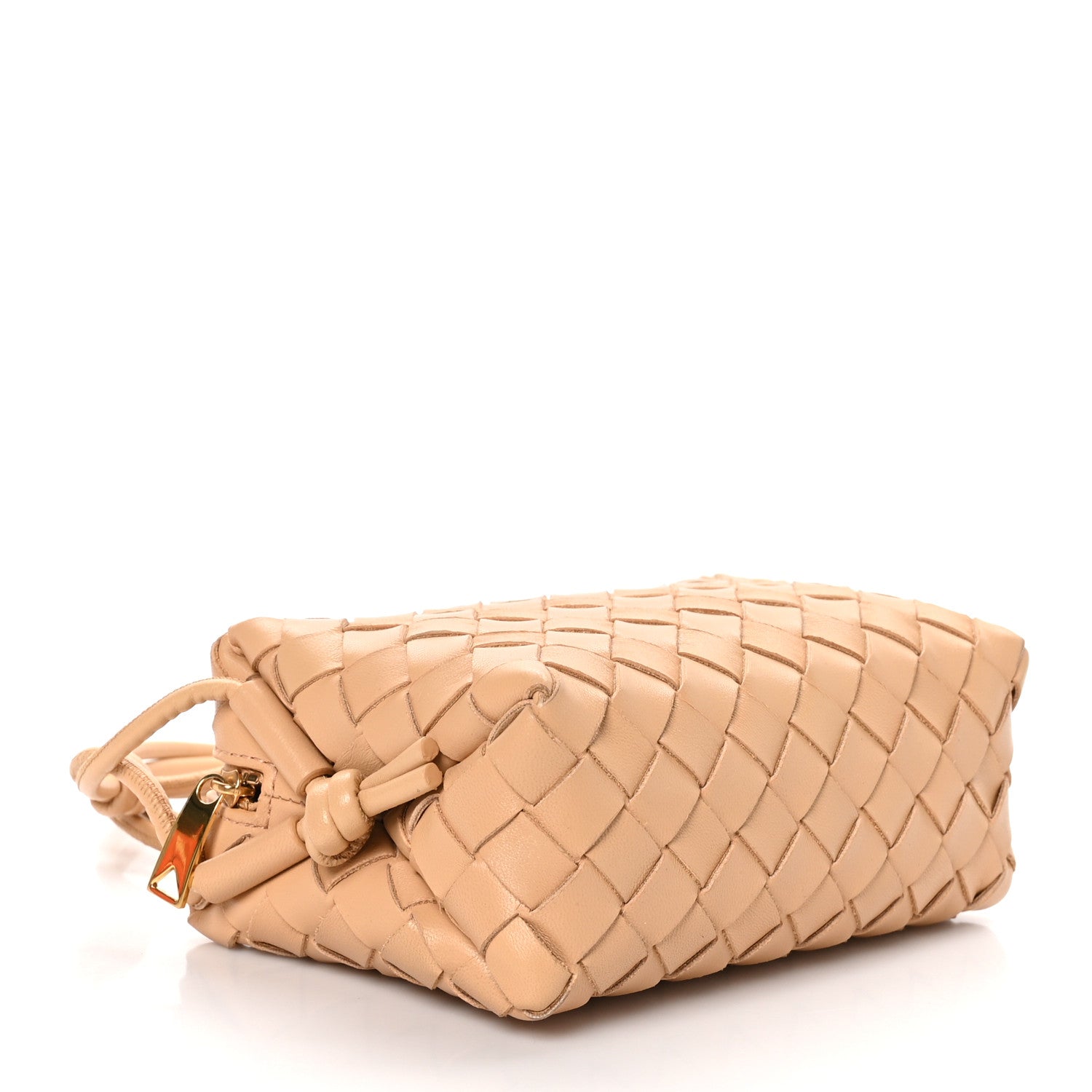 Bottega Veneta Nappa Intrecciato Mini Loop Camera Bag Almond 4 of 9