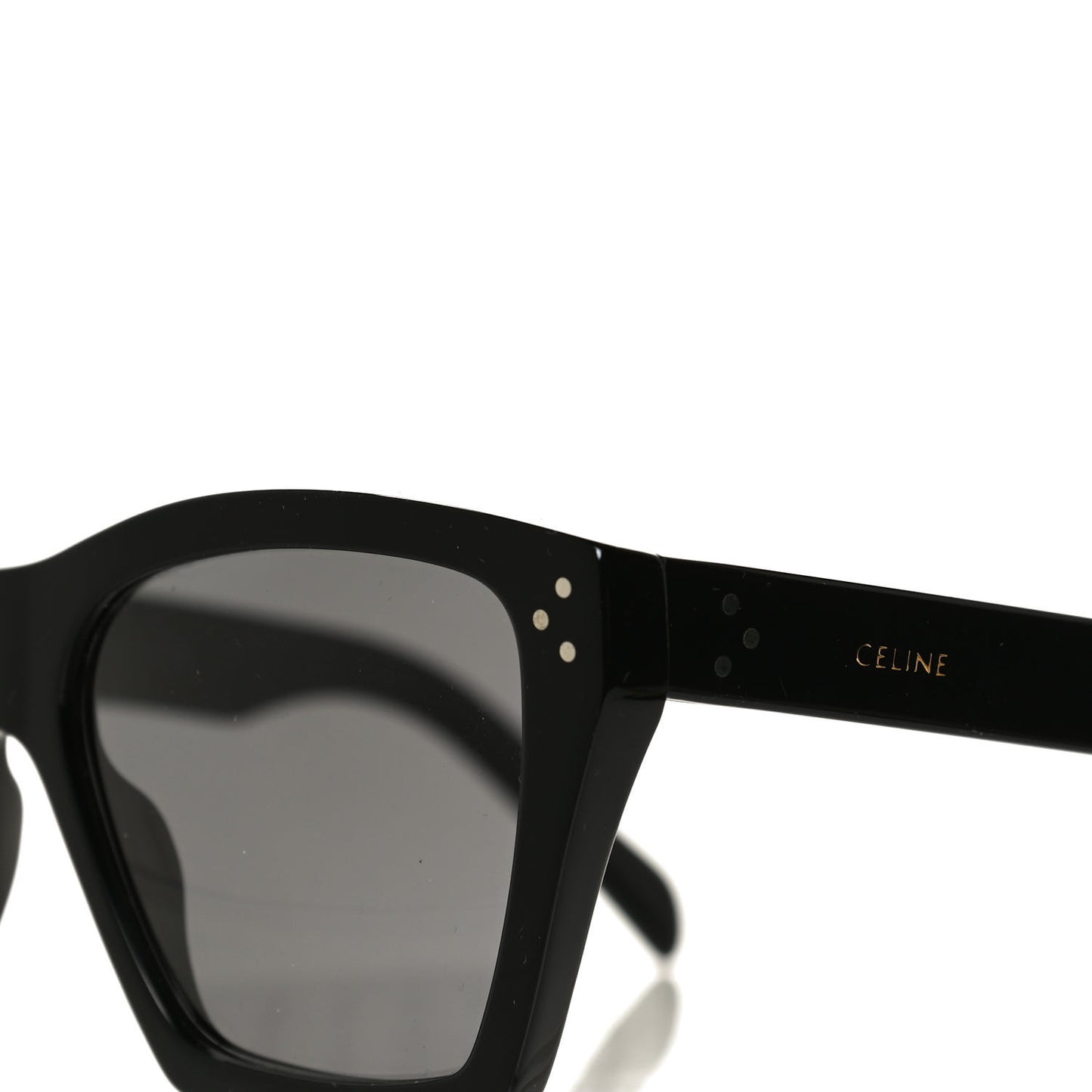 Acetate Polarized Square Sunglasses CL40090I Black