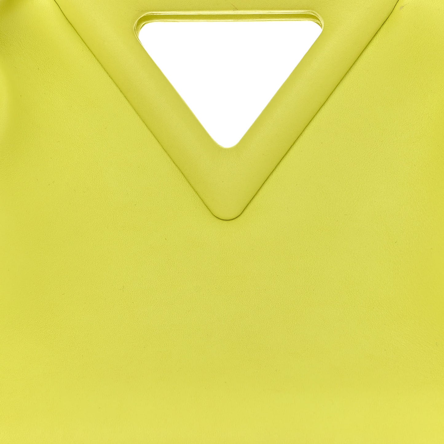 Calfskin Small The Point Triangle Bag Seagrass