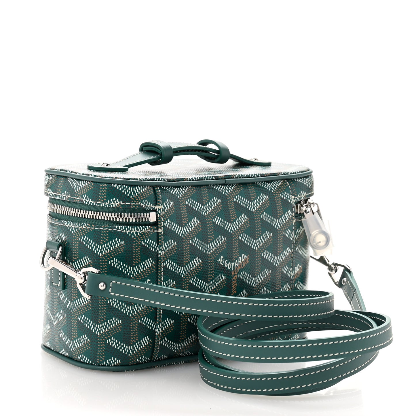 Goyardine Muse Mini Vanity Case Green