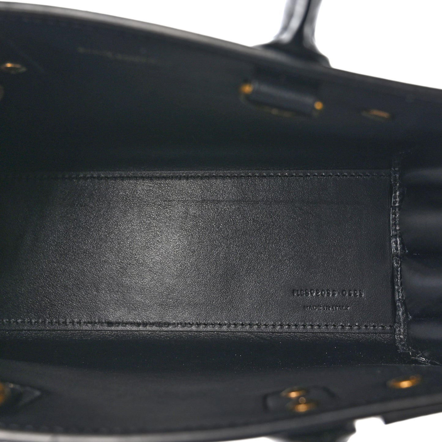 Calfskin Nano Sac De Jour Black