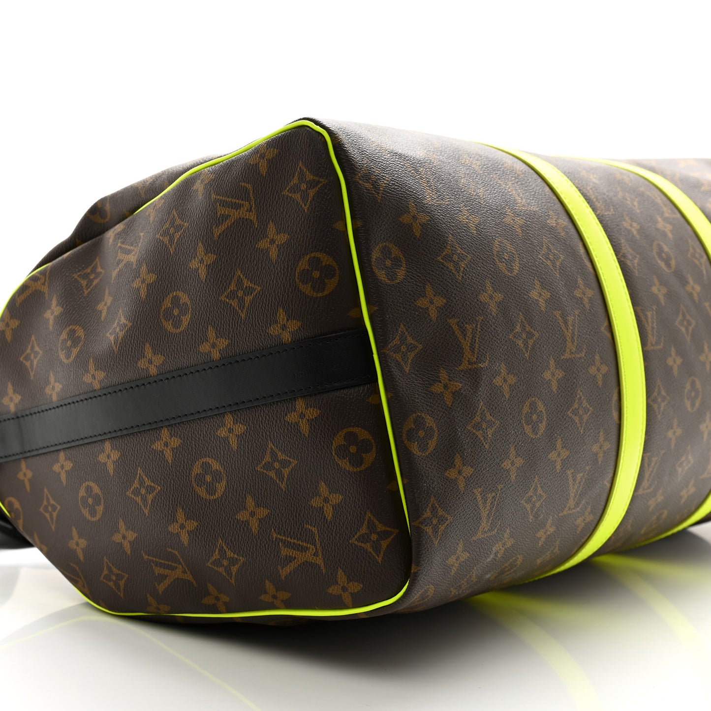 Monogram Macassar Keepall Bandouliere 50 Florescent Yellow