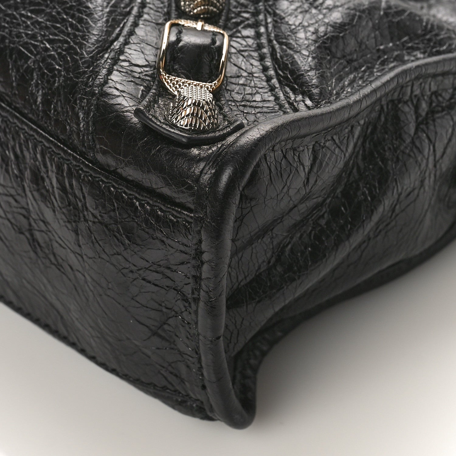 Balenciaga Agneau Giant 12 Silver Hardware Mini City Black 8 of 8
